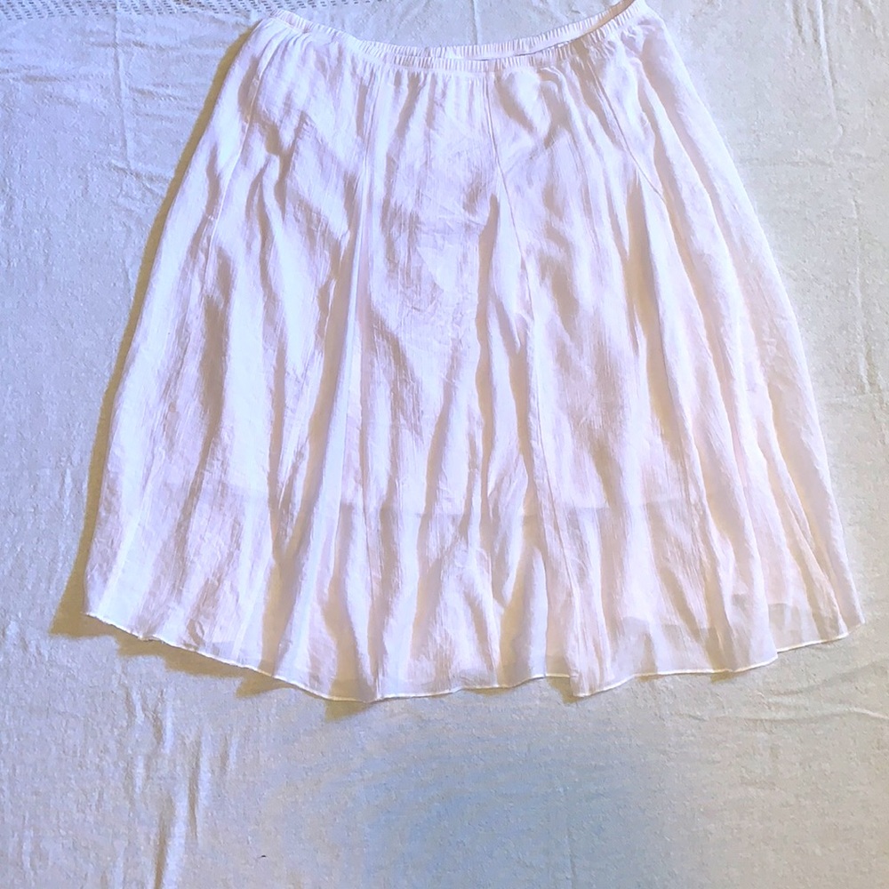 Kim Rogers White Flowing skirt